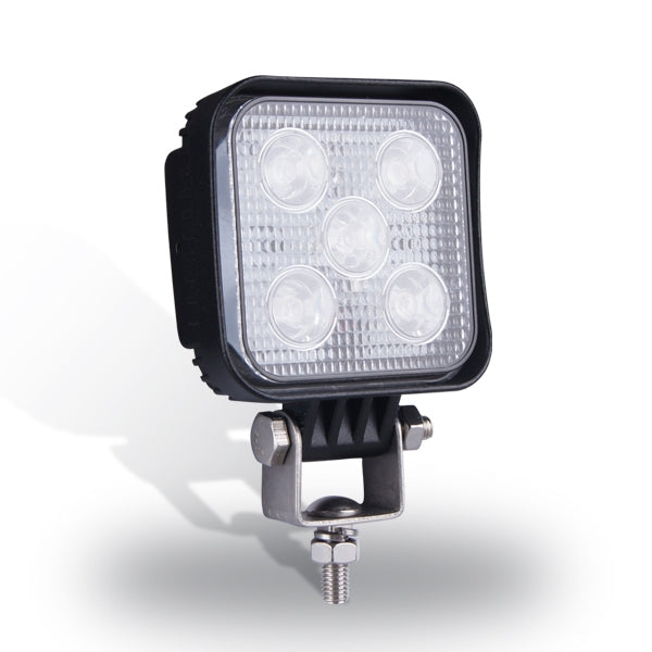 LED SPOT - 5 x 3 Watt - front light - Koud Wit - OFF-ROAD - Square LED SPOT - 5 x 3 Watt - front light - Koud Wit - OFF-ROAD - Square